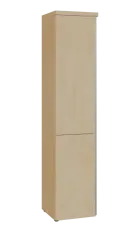 MHN 5 - 42D kancelářská skříň, 2-dveřová, levá, 1820x400x400, bříza světlá